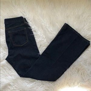 Modern Flare Ann Taylor LOFT Dark Blue Jeans 10